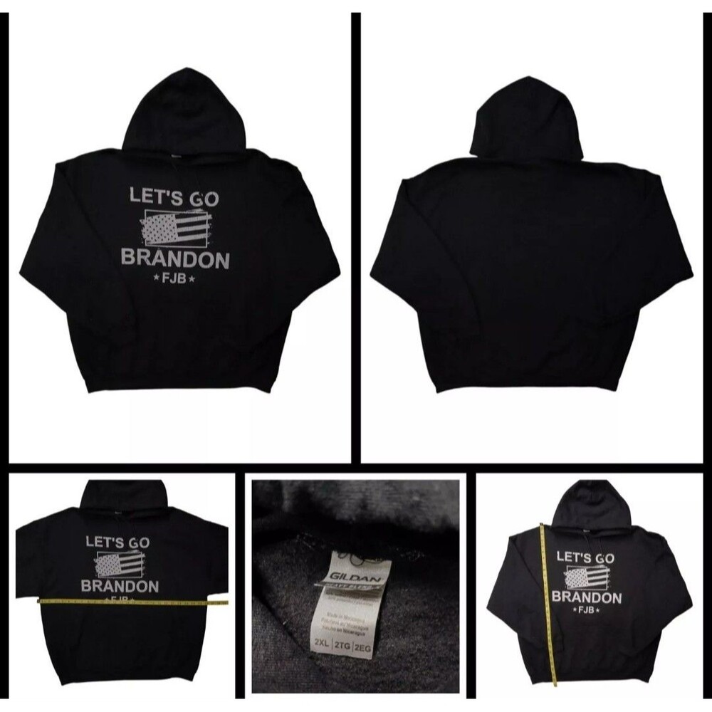 Trump Political Let's Go Brandon FJB Hoodie 2xl